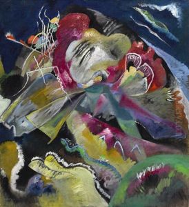 Bild Mit Weissen Linien (painting With White Lines)