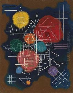 Verschleiertes Gluhen (veiled Glow) by Wassily Kandinsky