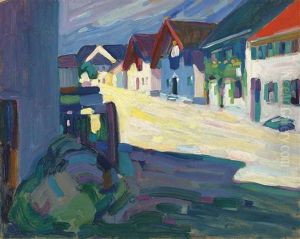 Murnau - Strasse by Wassily Kandinsky