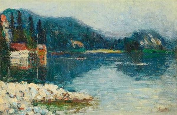 Kochel-see, Nebel (kochel-lake, Fog) - view 1