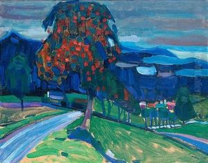 Herbst Bei Murnau (autumn Near Murnau) by Wassily Kandinsky