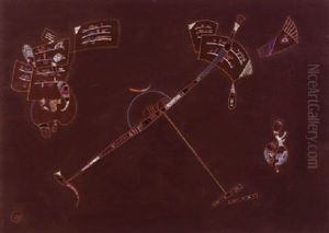 Le Milieu Sombre by Wassily Kandinsky