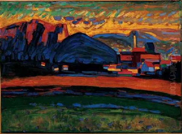 Berglandschaft Mit Dorf I - view 1