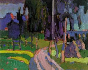 Sommerlandschaft Bei Sommeruntergang (summer Landscape At Sunset)