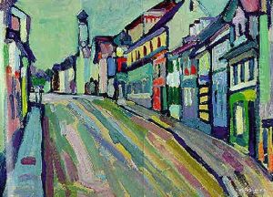 Murnau - Untermarkt by Wassily Kandinsky