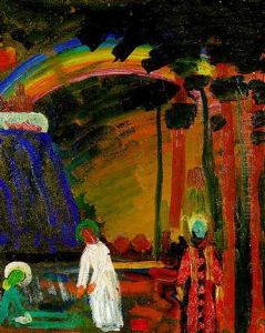 Ariel-szene Aus Faust Ii by Wassily Kandinsky