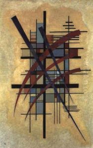 Zeichen Mit Begleitung by Wassily Kandinsky