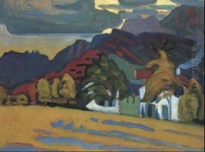 Hausergruppe Vor Gebirge (bei Murnau)