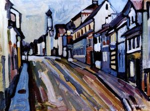 Murnau - Untermarkt by Wassily Kandinsky