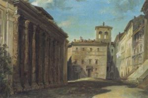 Tempel Der Minerva by Wilhelm Kandler
