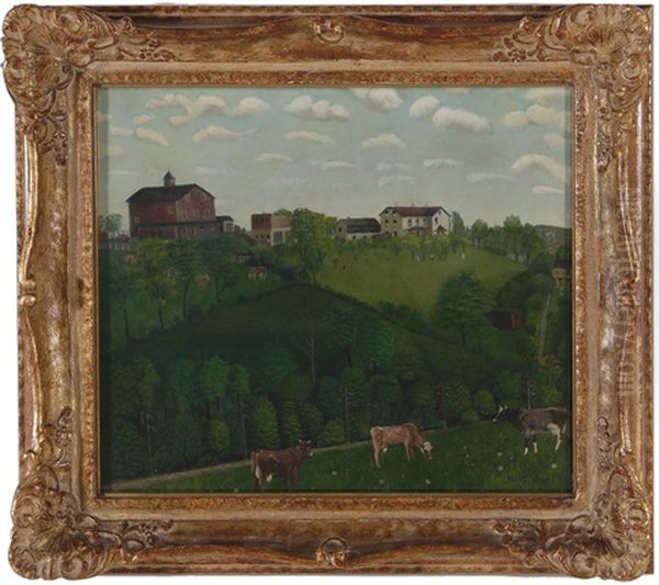 Squirrel Hill Farm (double-sided Painting) - view 1