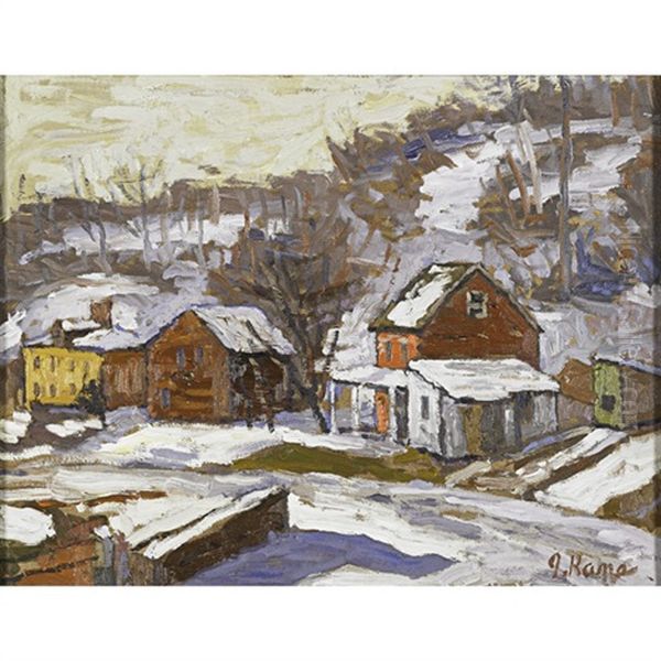 Lambertville Winter Scene - view 1