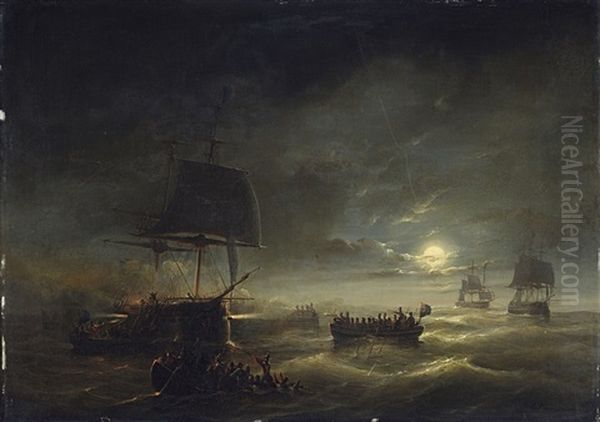Nachtliche Seeschlacht - view 1
