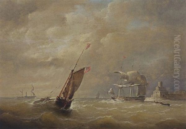 Shipping Off The Coast - view 1