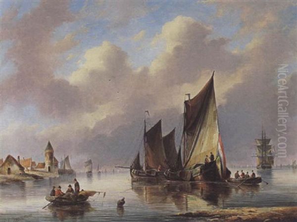 Shipping Off The Coast - view 1