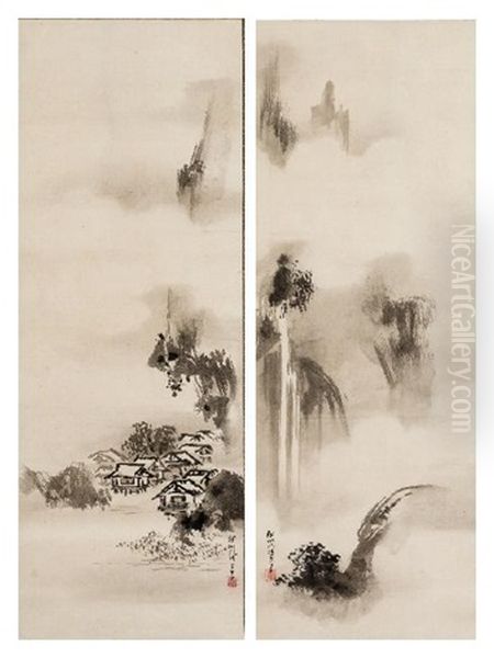 Kano Isenin Naganobu (1775 - 1828): High Cliff - view 1