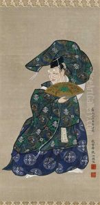 A Manzai Dancer And An Okina Dancer (2 Works)