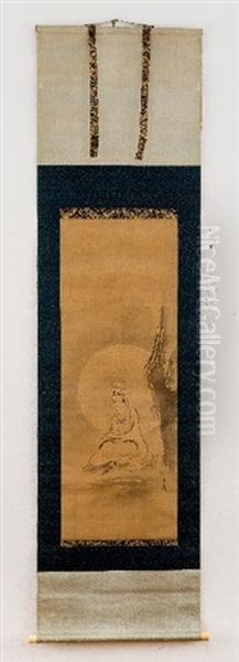 Tanyu (1602 - 1674): Goddess Kanzeon In Front Of The - view 1