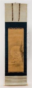 Tanyu (1602 - 1674): Goddess Kanzeon In Front Of The by Tanyu Kano