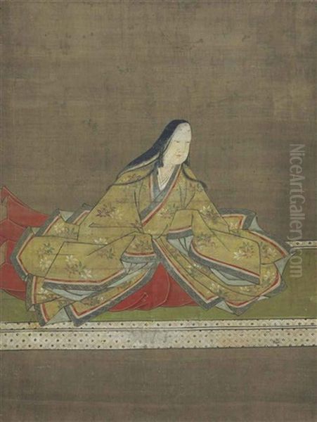 Portrait Of Kasuga No Tsubone (1579-1643) - view 1