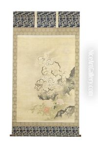 A Large Kakejiku (vertical Hanging Scroll) A Large Kakejiku (vertical Hanging Scroll)