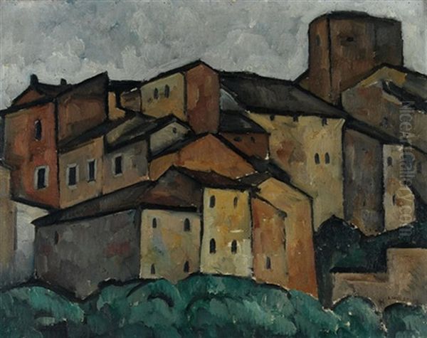 Studie - San Gimignano - view 1