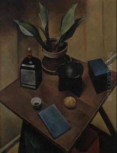 Stilleben I/1924 by Alexander Kanoldt