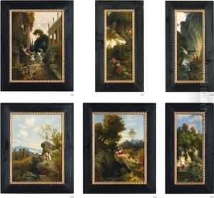 Amor And Psyche (six Scenes From Apuleius's Novel) by Edmund Friedrich Kanoldt