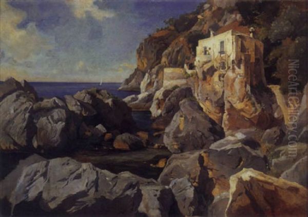 Felsen Am Meer Auf Capri - view 1