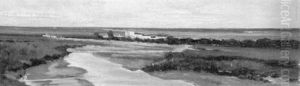 Blick Auf Den Campo D'annibale Bei Cannae