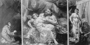 Holofernes-tryptichon by Paul Kapell