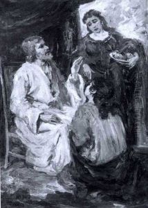 Christus Im Haus Des Phariseers by Paul Kapell
