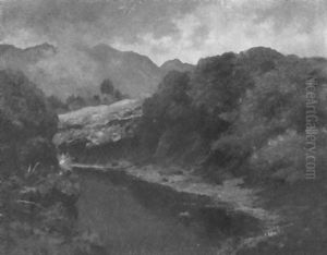 Moorlandschaft Im Herbst by Adolf Kapfhammer