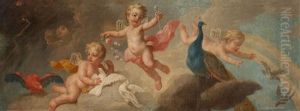 An Allegory Of Night And Day (supraporte)