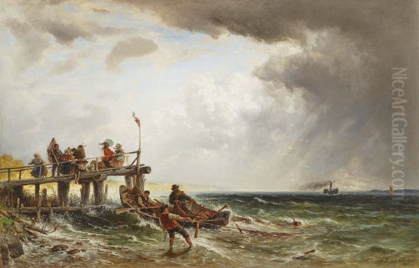 Aufziehendes Gewitter Am Starnberger See by Albert Kappis