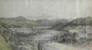 Blick Auf Bad Tolz by Albert Kappis