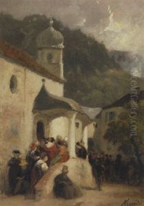 Kirchgang by Albert Kappis
