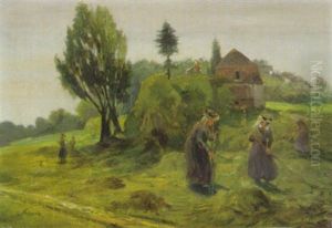 Magde Bei Der Heuernte Magde Bei Der Heuernte