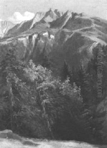 Gebirgslandschaft by Albert Kappis