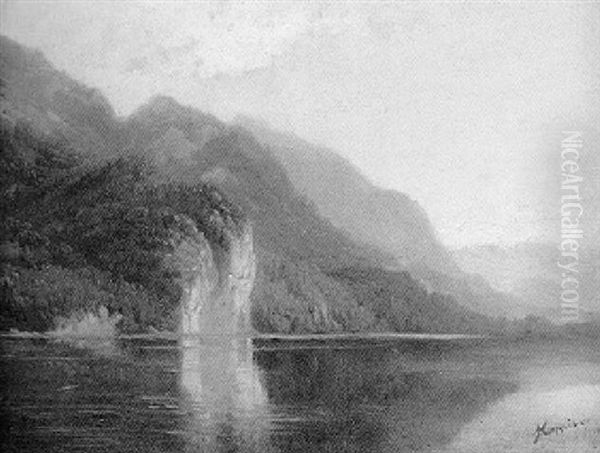Traunsee St. Gilgen 31. Juli 1859 - view 1