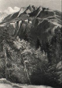 Hochgebirgslandschaft by Albert Kappis
