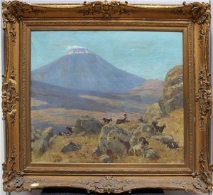 Sudlandische Landschaft Mit Ziegenhirte Bei Der Rast