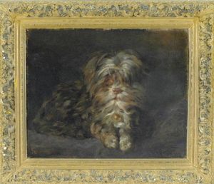 Portrait Eines Shihtzu by Carl Friedrich Kappstein