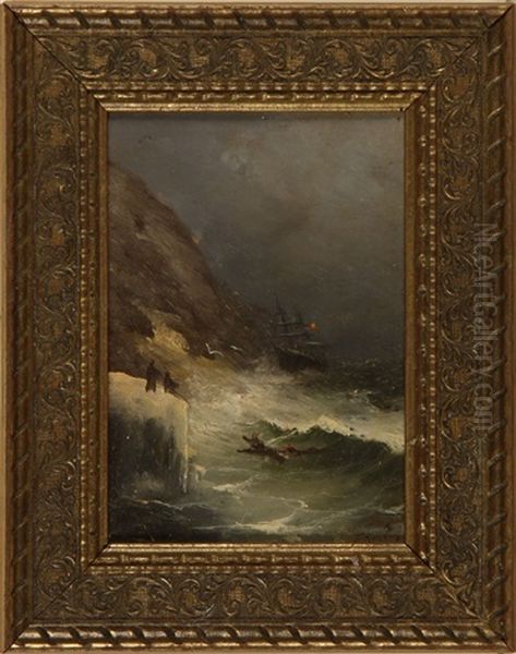 Shipwreck On A Rocky Coast - view 1