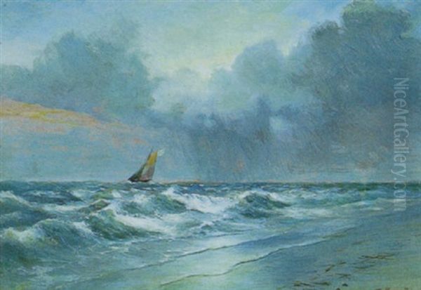 Segelschiff An Der Meereskuste - view 1