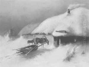 Im Schneestrum by Grigorij Kaputsin