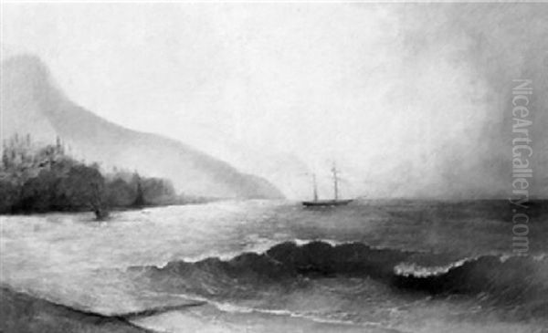 Segelschiffe In Einer Meeresbucht - view 1