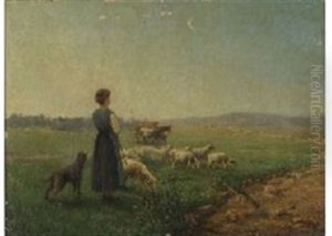 Landscape by Gustave Karcher