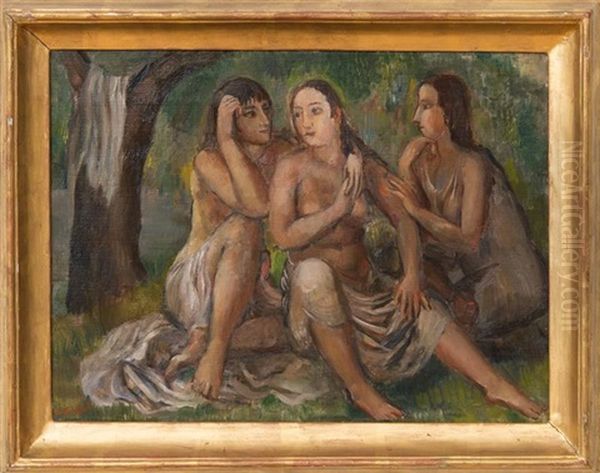 Three Young Women - view 1