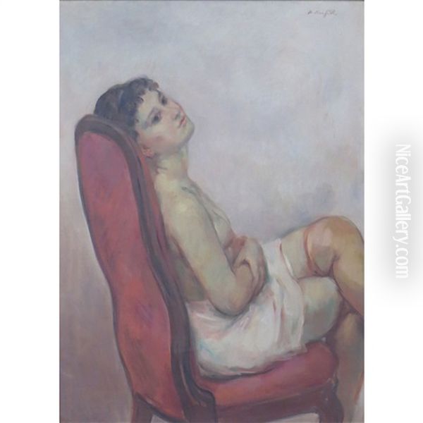 Resting Against Chair - view 1